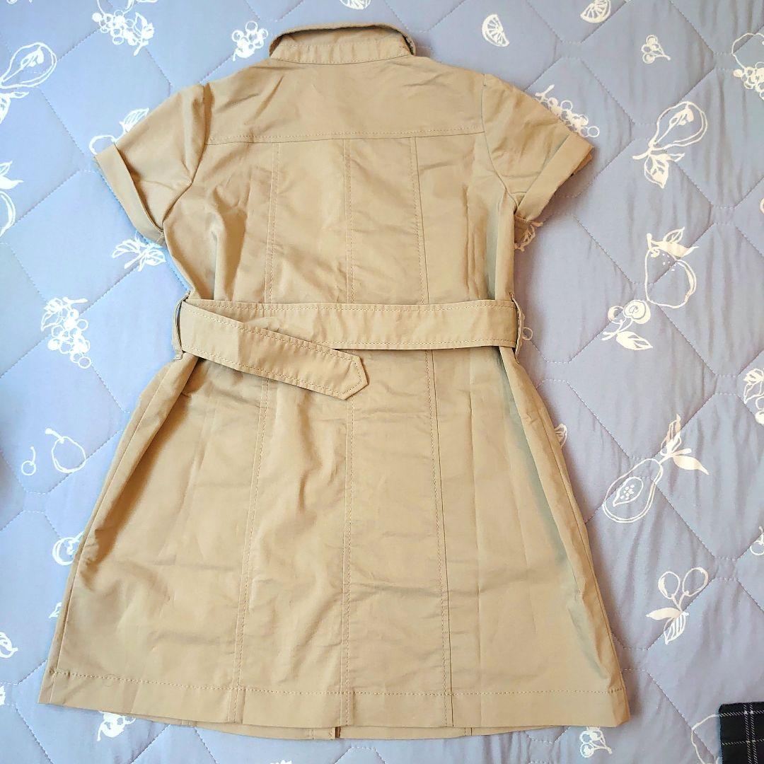 新品　バーバリー女児ワンピース　110A　ベルト付き