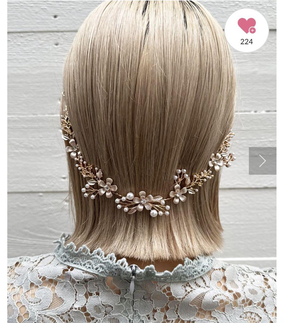 ドレス　ヘアアクセサリー付き！