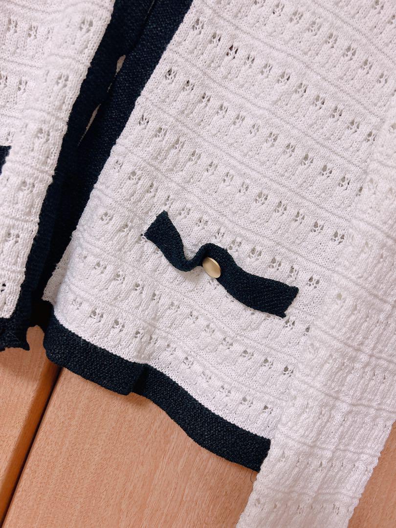 美品】La Totaliteクロッシェカーデ - メルカリ
