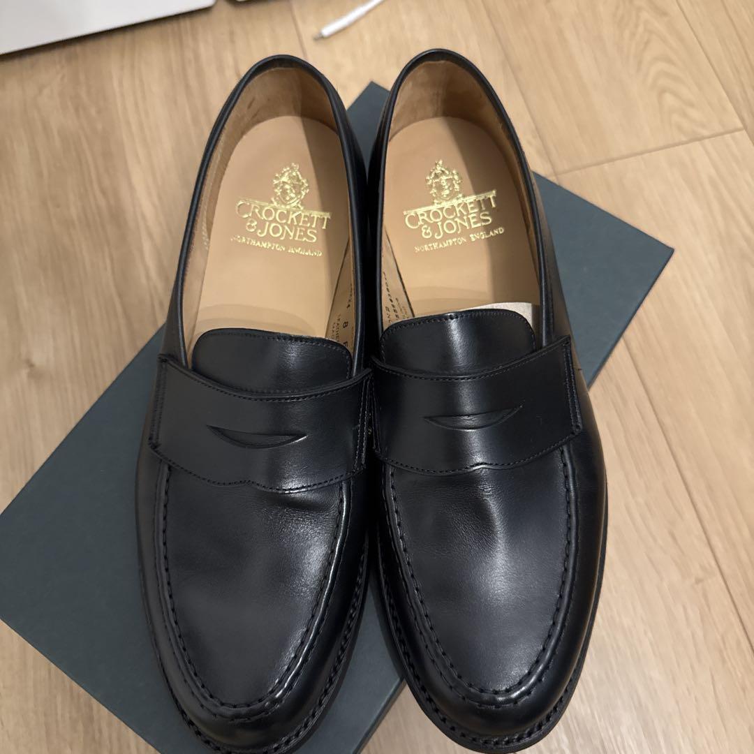 Crockett & Jones 黒 ローファー　BOSTON2 ボストン