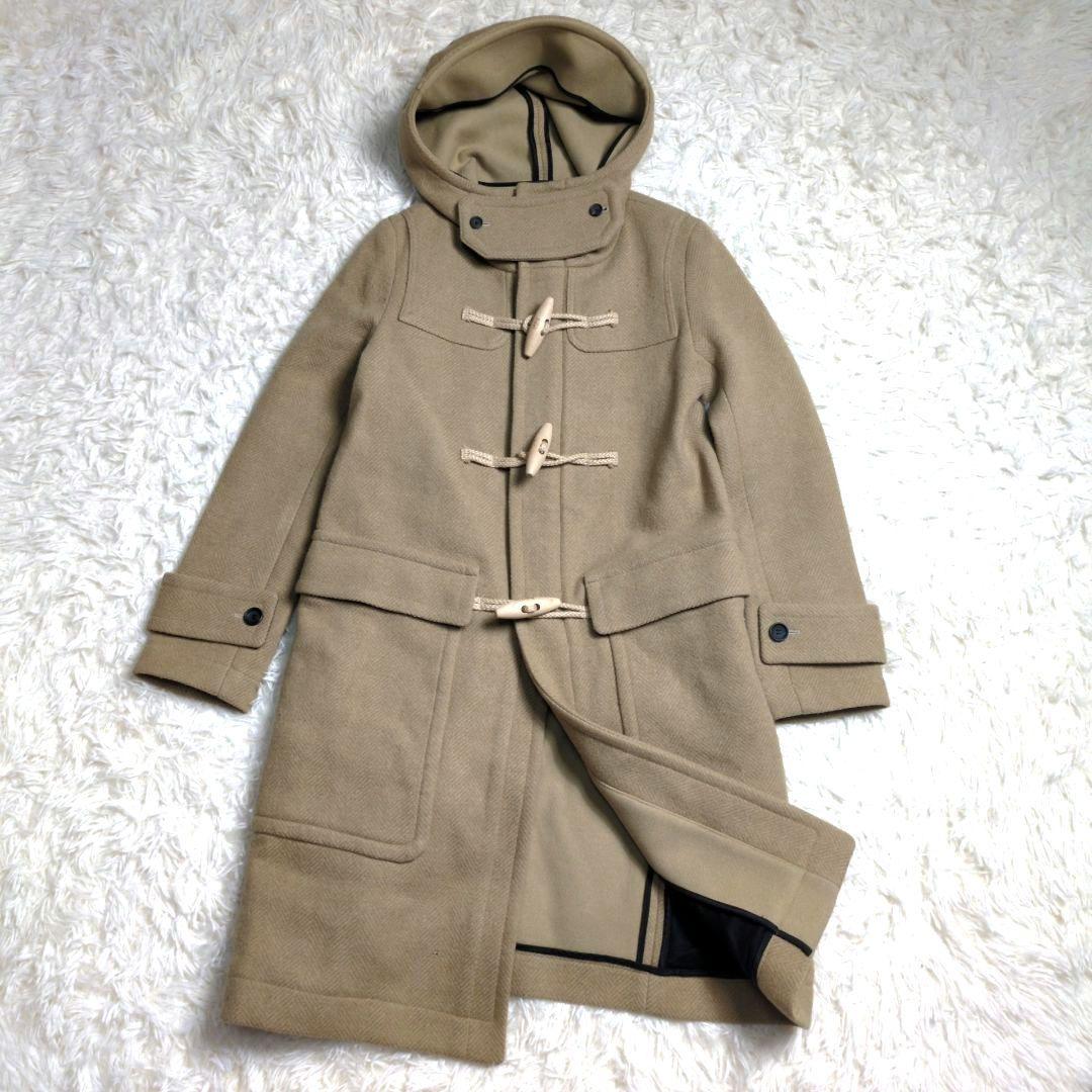 超 モデル ザリラクス ダッフルコート ベージュ トグル 40 ヘリンボーンL THE RERACS