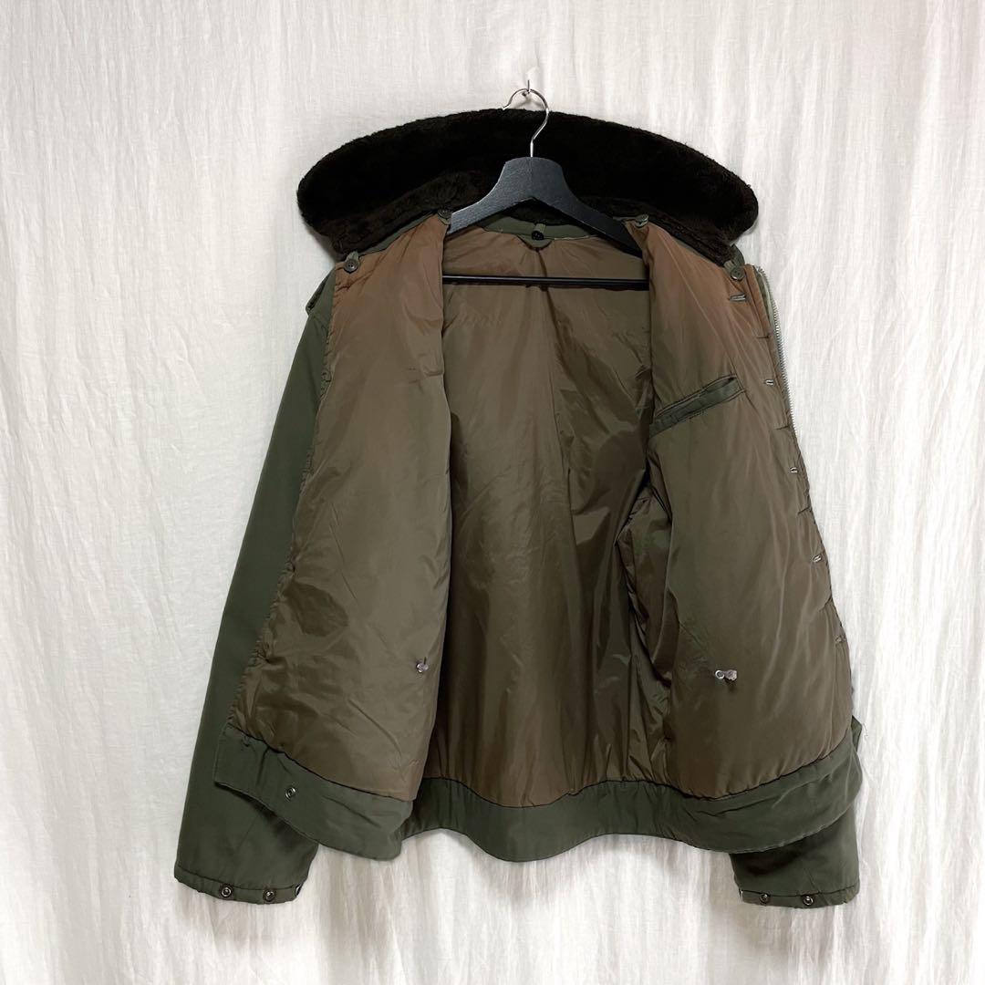 希少 60s フランス軍 ボア付き パイロット レザー フライトジャケット