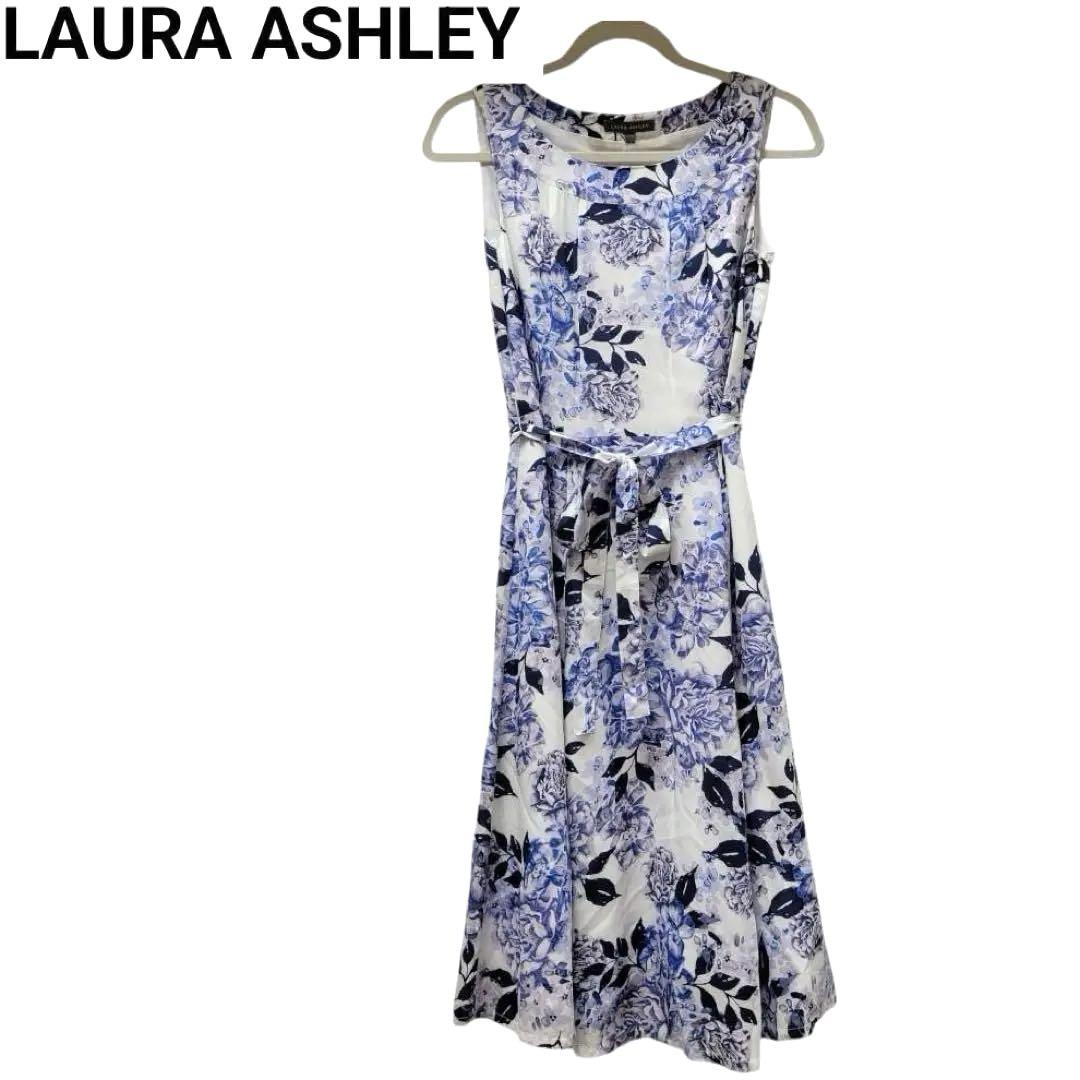 【M2】LAURA ASHLEY /花柄プリントワンピース