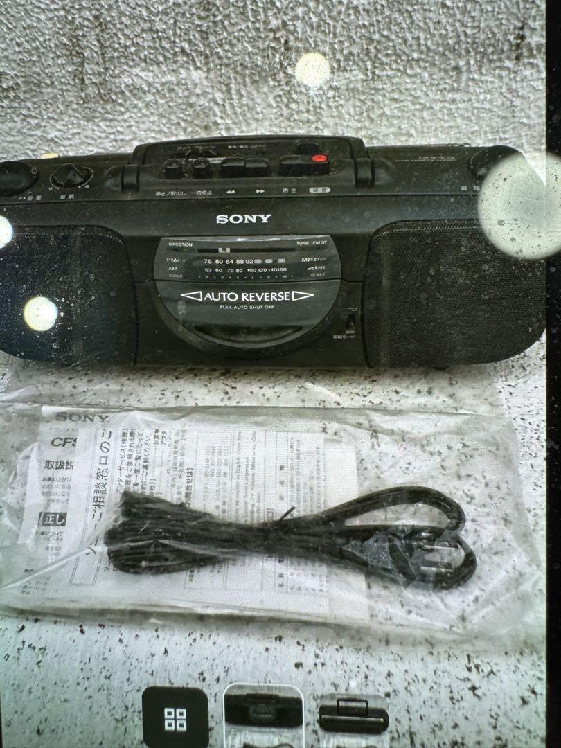 SONY CFS-E12 オートリバースラジカセ