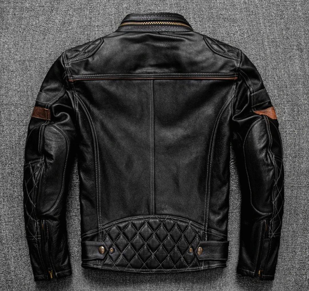牛革100 ライダースジャケット 新品】本革100% ライダースジャケット 牛革 ハーレー アメリカン