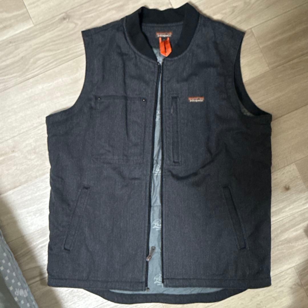 Patagonia work wear ダークグレー ベスト デニムM patagonia