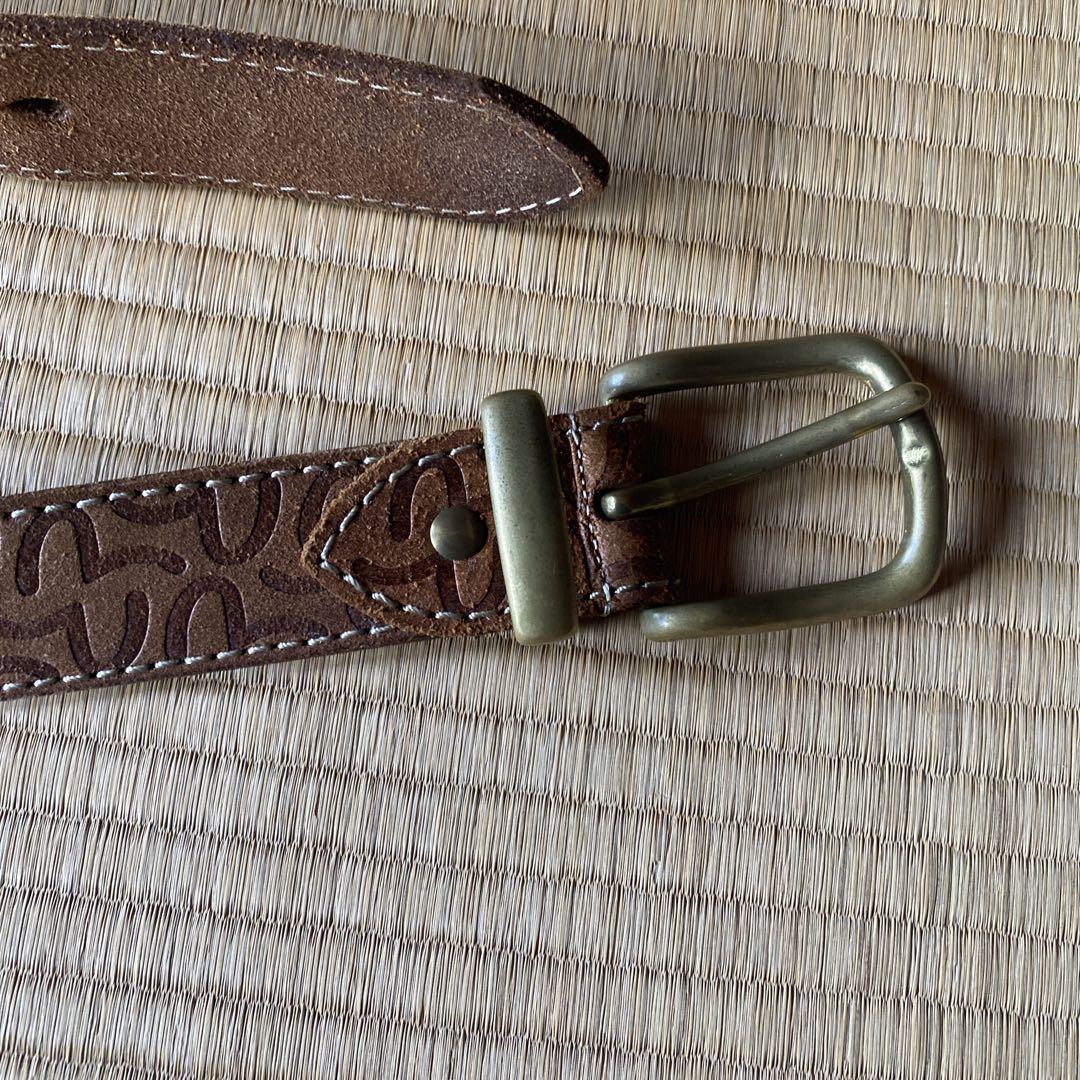 希少品 Evisu Paris vintage belt エビスベルト　カーキ s-l1200.jpg