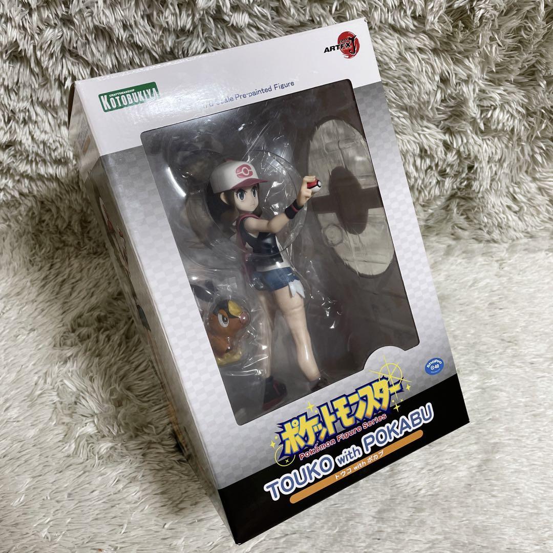 美品 artfx j ポケットモンスター トウコ with ポカブ フィギュア