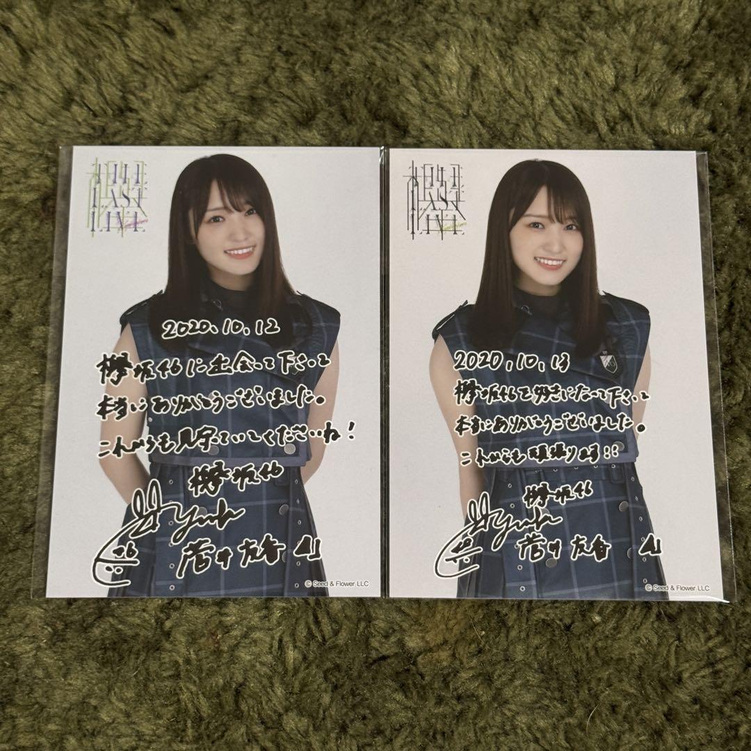 櫻坂46 菅井友香 ポストカード オンラインライブ ラストライブ