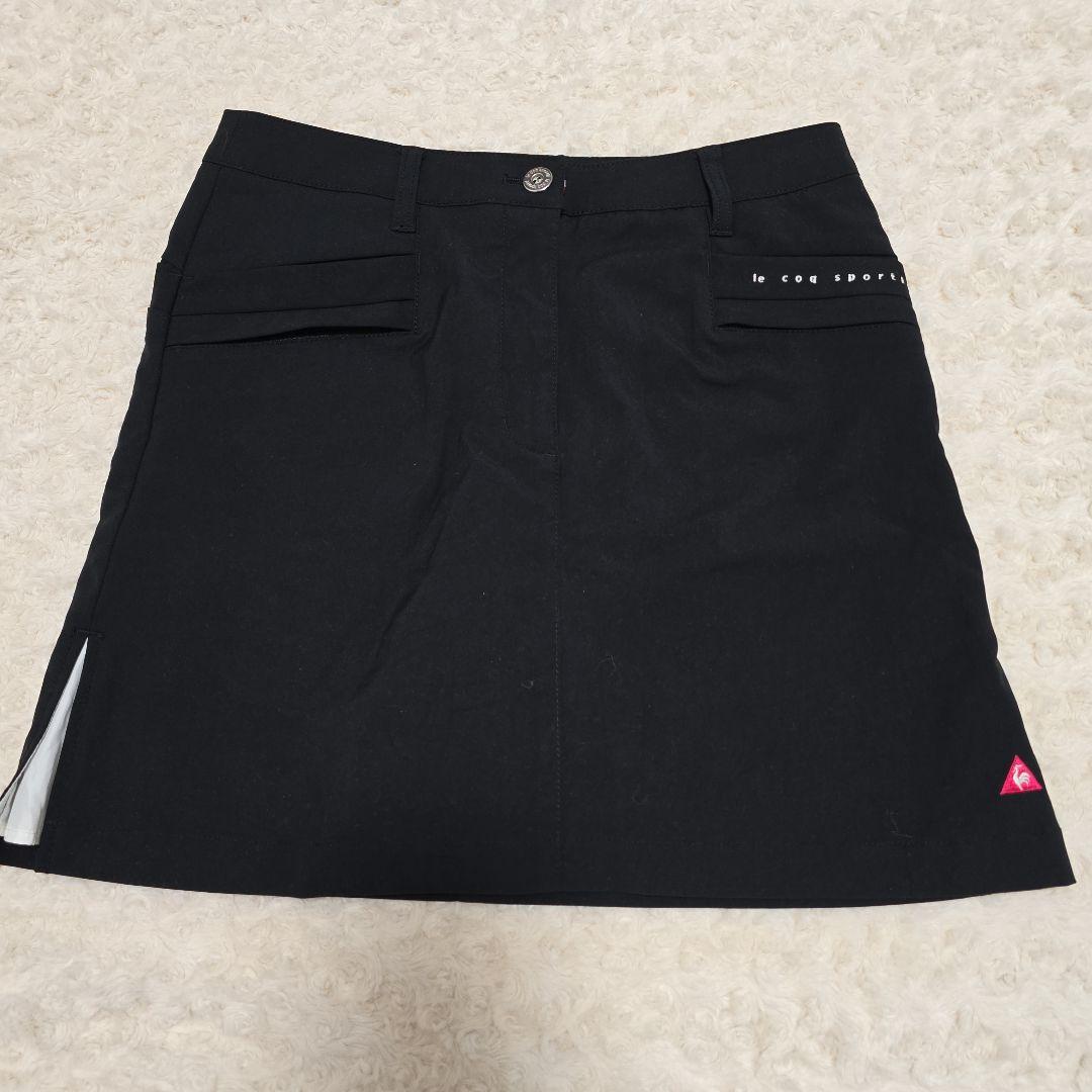 [新品]LECOQ GOLF ルコック ストレッチスカート ブラック系 9