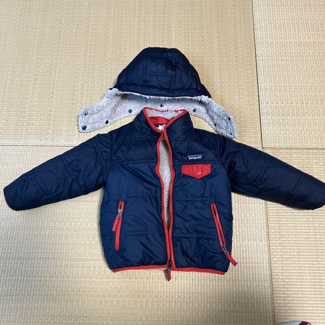 Patagonia ベビー・リバーシブル・トリプルズ・フーディ 3T