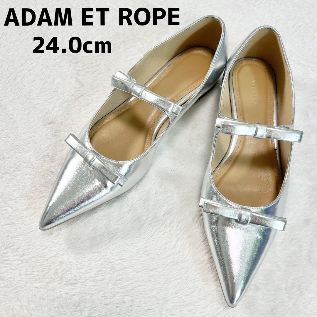 ADAM ET ROPÉ FEMME アダムエロペ ダブルリボンパンプス 2