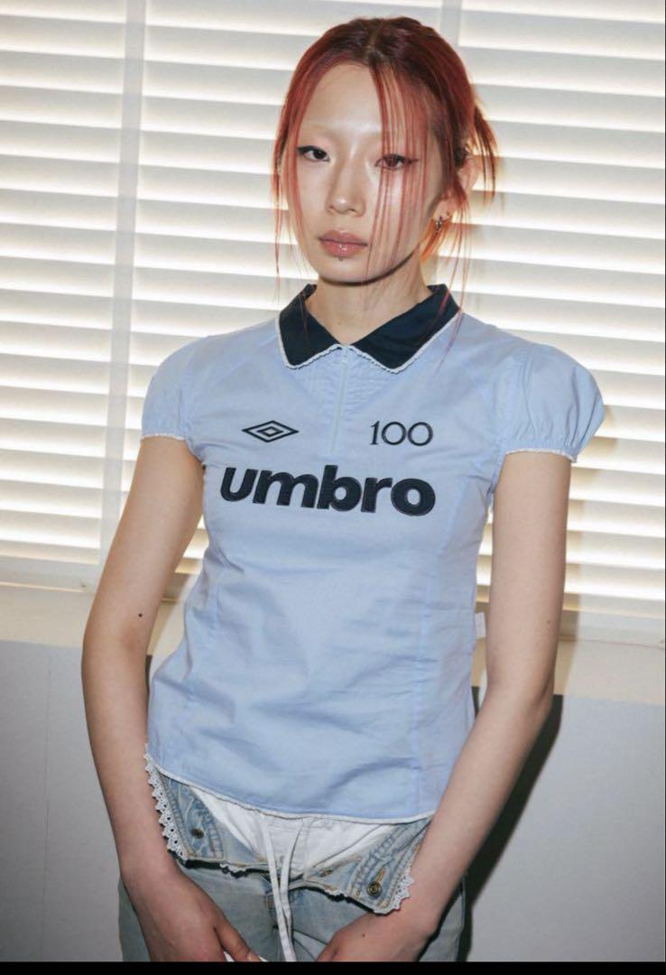 SCULPTOR スカルプター umbro アンブロレースシャツ ネイビー