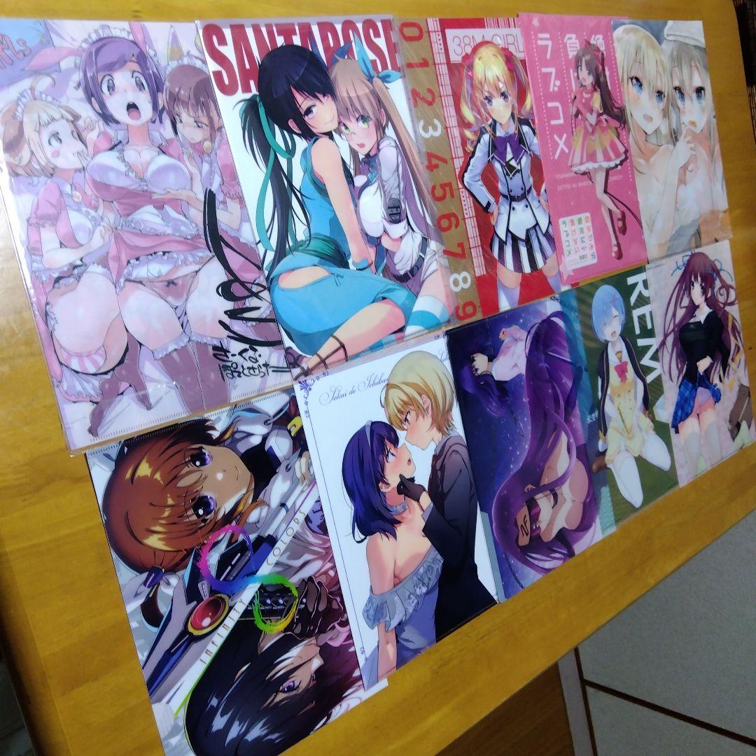 ② アニメ 美少女系 A−4クリアファイル まとめ売り 大量