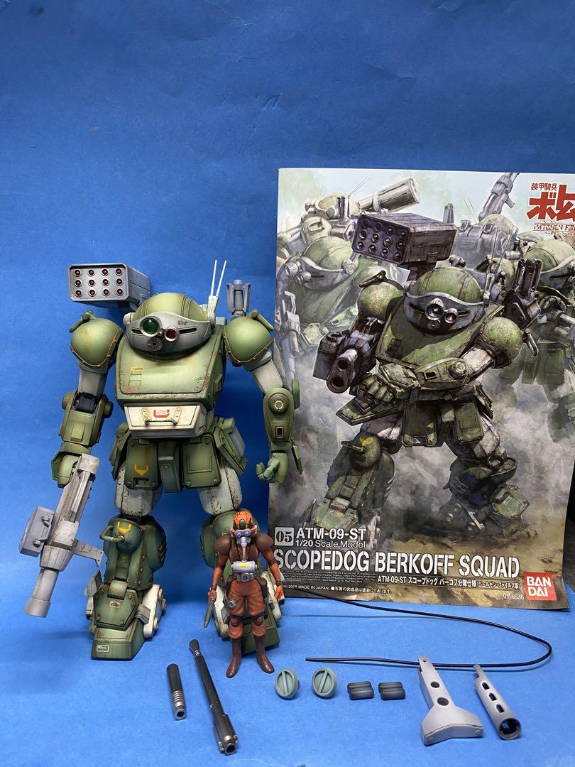 バンダイ　ボトムズ　1/20スコープドッグ　バーコフ分隊仕様　プラモデル完成品