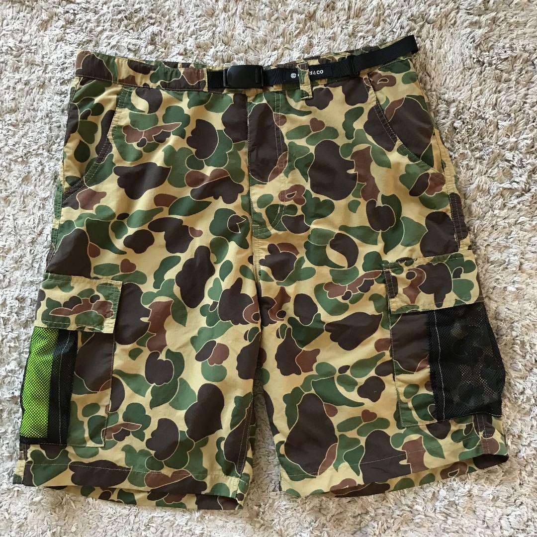 定番100%新品 CHARI&CO チャリアンドコー 迷彩 ハーフパンツ ショートパンツ hxwyT-m25662293594 SALE得価
