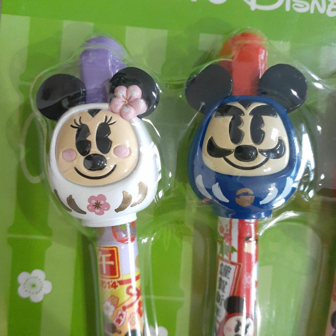 ディズニー　ボールペン　正月　2014年　午　だるま　ミッキー　ステーショナリー