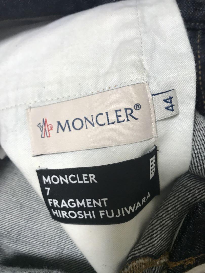 芸能人愛用 MONCLER GENIUS モンクレール ジーニアス FRAGMENT デニム