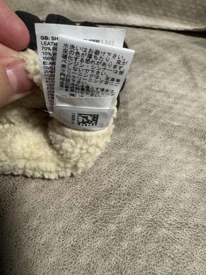 Supreme x The North Face ブラックレザー手袋　M 新品