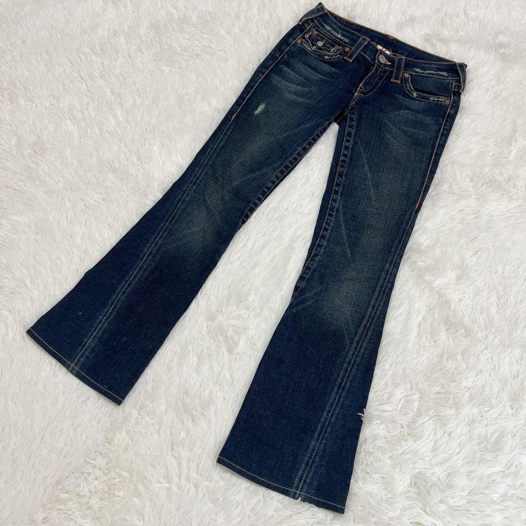 TRUE RELIGION 503 フレアデニム ビジュー 26インチ USA製