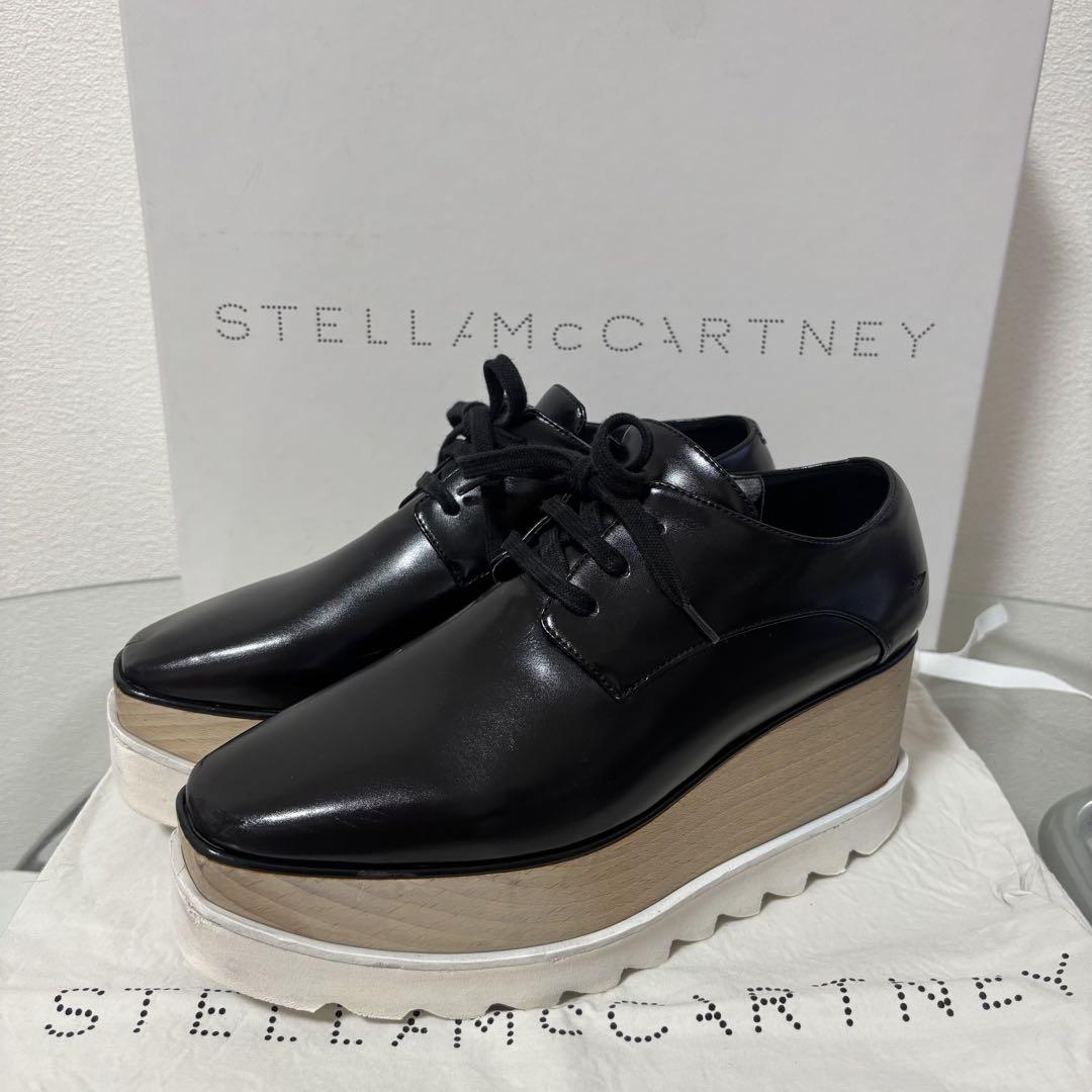 STELLA McCARTNEY 黒 厚底シューズ