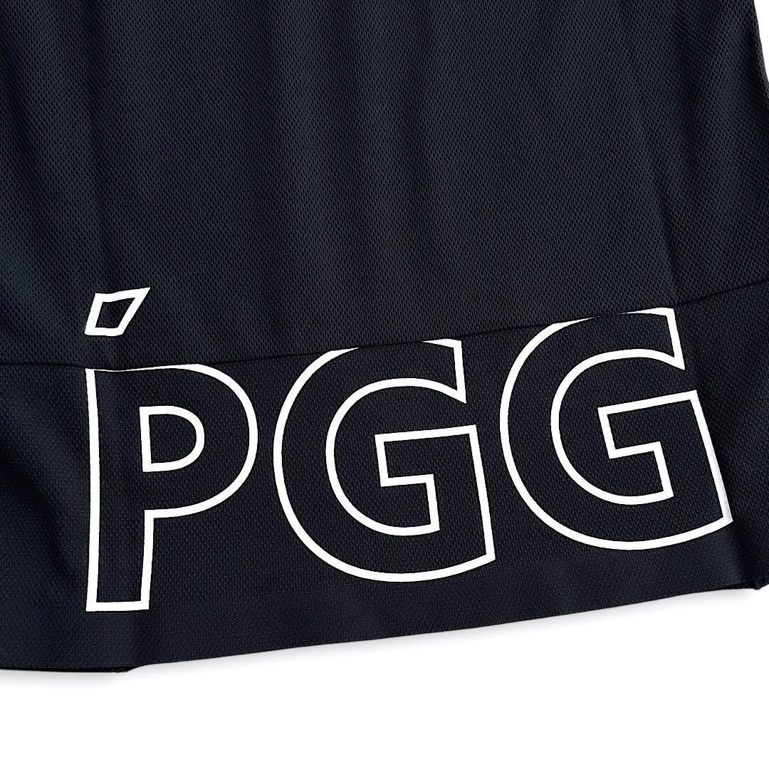 158 PGG 新品タグ付き ノースリーブポロシャツ ダークネイビー 0