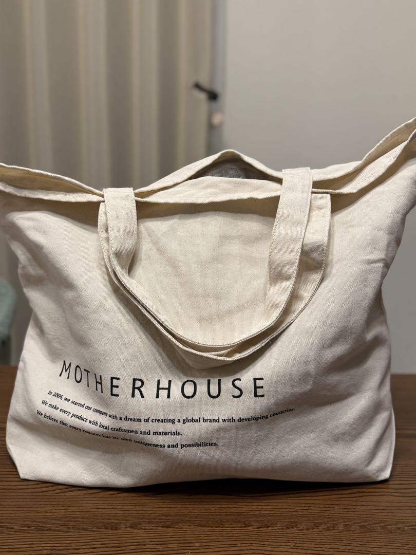 『3年保証』 中 MOTHERHOUSE ベージュレザーバッグ バッグ