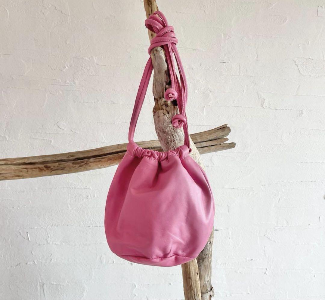 ayakawasaki drawstring bag 〈NEW pink〉