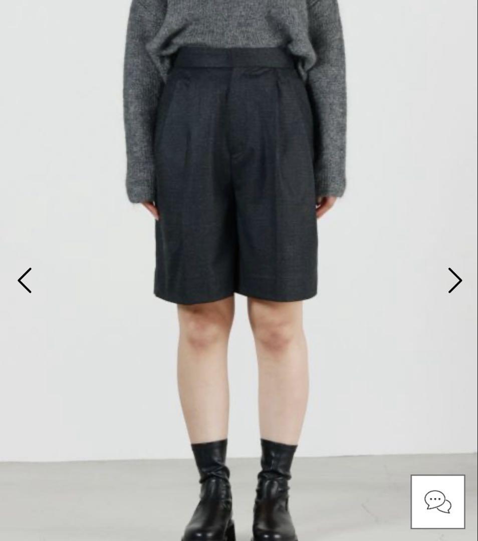 SACRA サクラ 2024AW CHECK SHORT PANTS