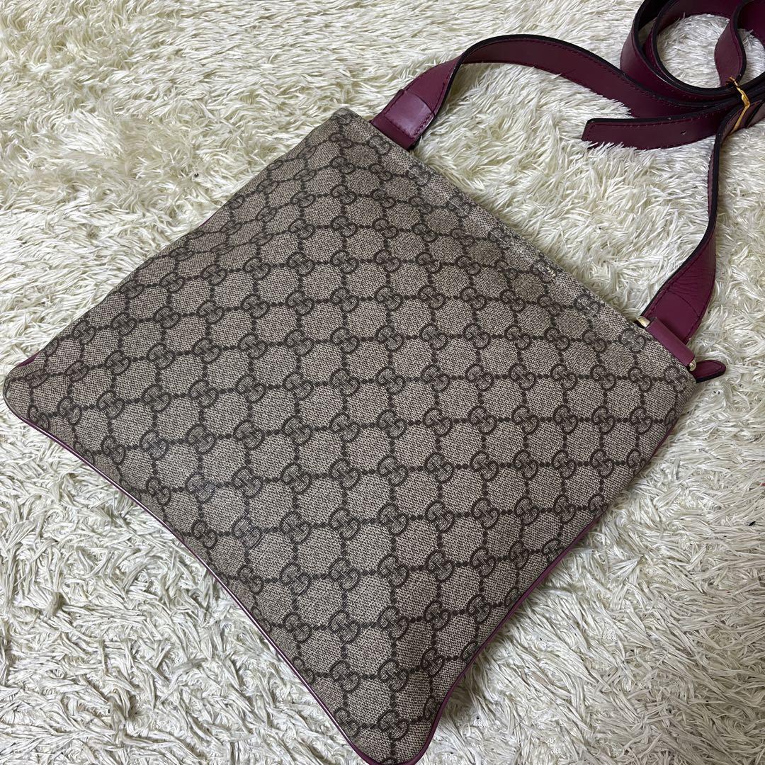 もふもふ様専用 GUCCI GG柄 ショルダーバッグ 斜め掛け PVC レザー