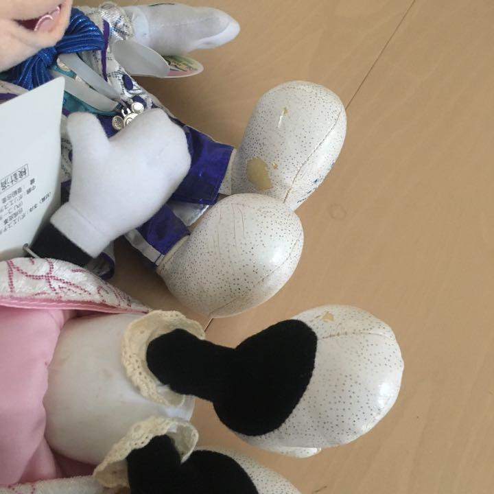 25周年ミッキー ミニー ぬいぐるみ　ディズニー　ぬいぐるみ　レア