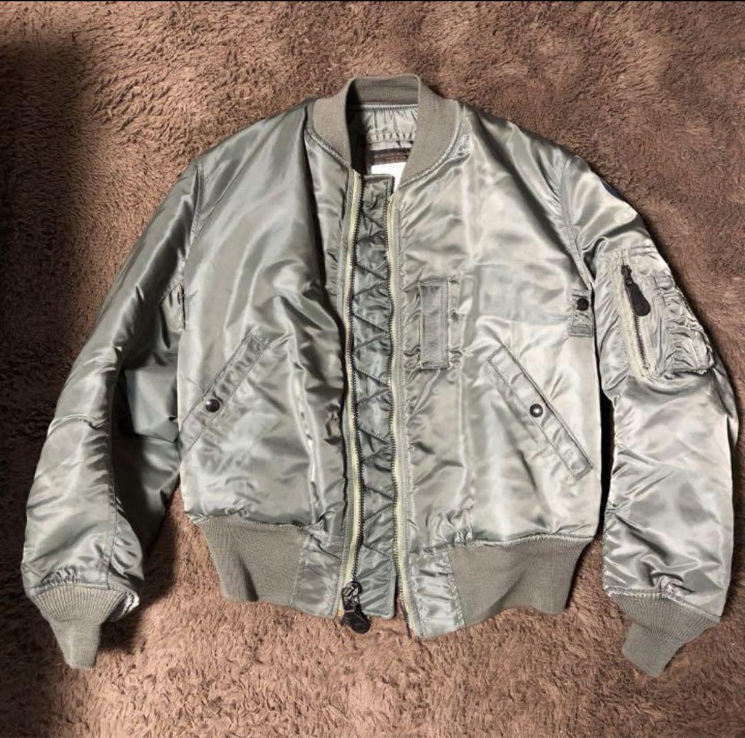 USA製 alpha B-15D vintage フライトジャケット ALPHA INDUSTRIES B-15D フライトジャケット 38 90s