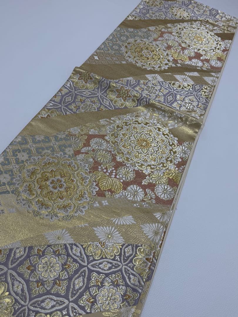 【新品未使用】 志都香織物 袋帯 西陣織 未仕立て 正絹 フォーマル 式事 09 【新品未使用】 志都香織物 袋帯 西陣織 未仕立て 正絹 フォーマル 式事 09