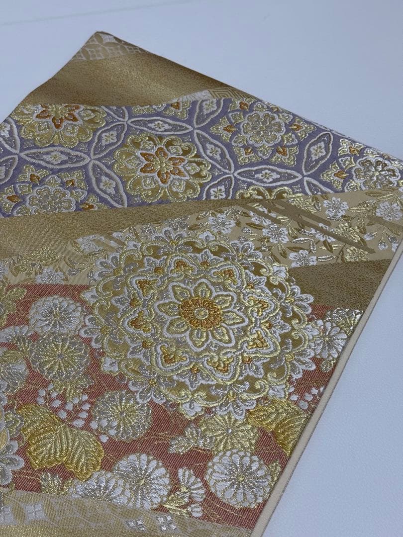 【新品未使用】 志都香織物 袋帯 西陣織 未仕立て 正絹 フォーマル 式事 09 【新品未使用】 志都香織物 袋帯 西陣織 未仕立て 正絹 フォーマル 式事 09