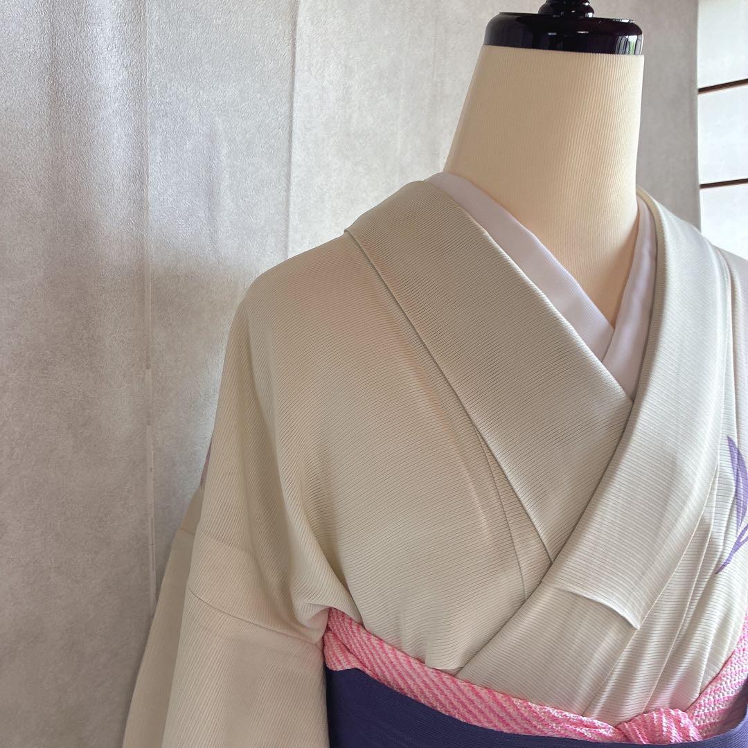 グランドセール 難あり 訪問着フルセット 単衣 夏着物 練習用 秋花 正絹 絽紗 着物・浴衣