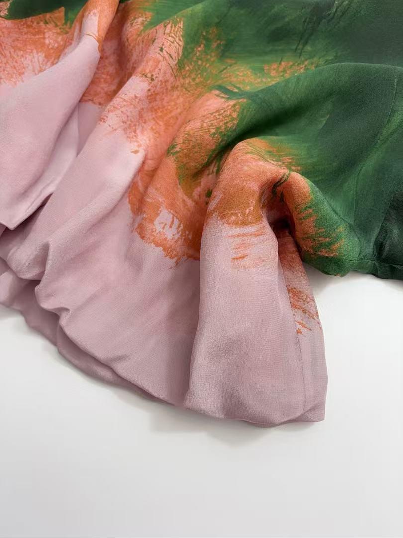 Dries Van Noten シルク柄トップス S
