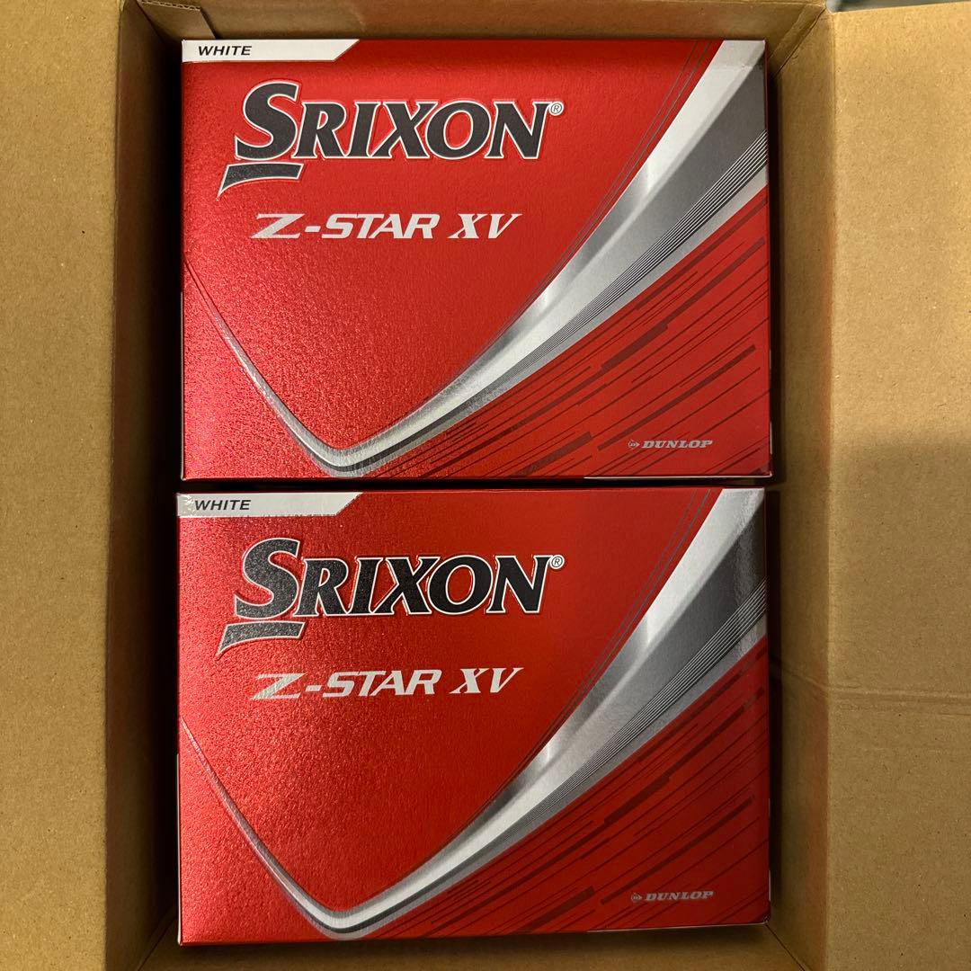 新品　スリクソン Z-STAR XV ホワイト(2025) 2ダース