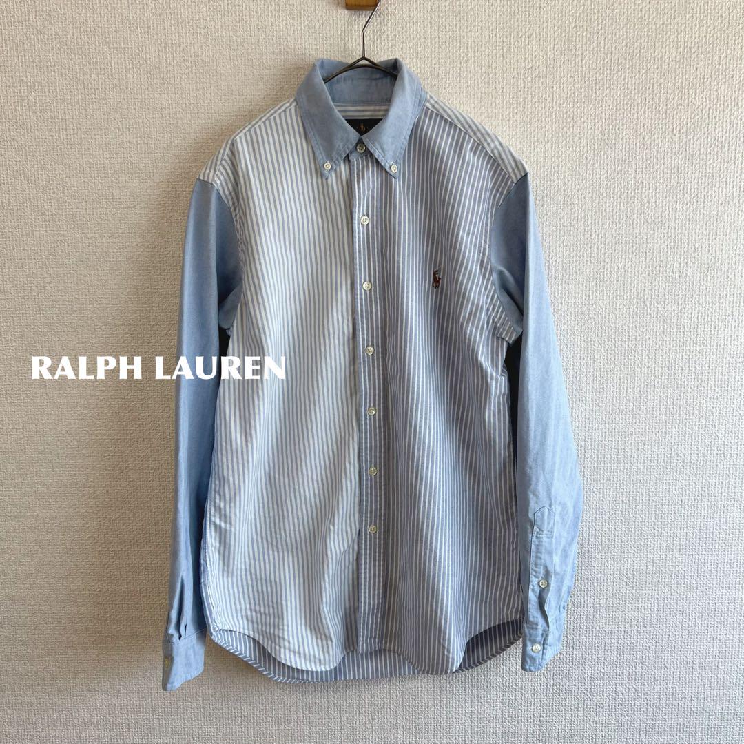 RALPH LAUREN ストライプBDロングスリーブ　m122