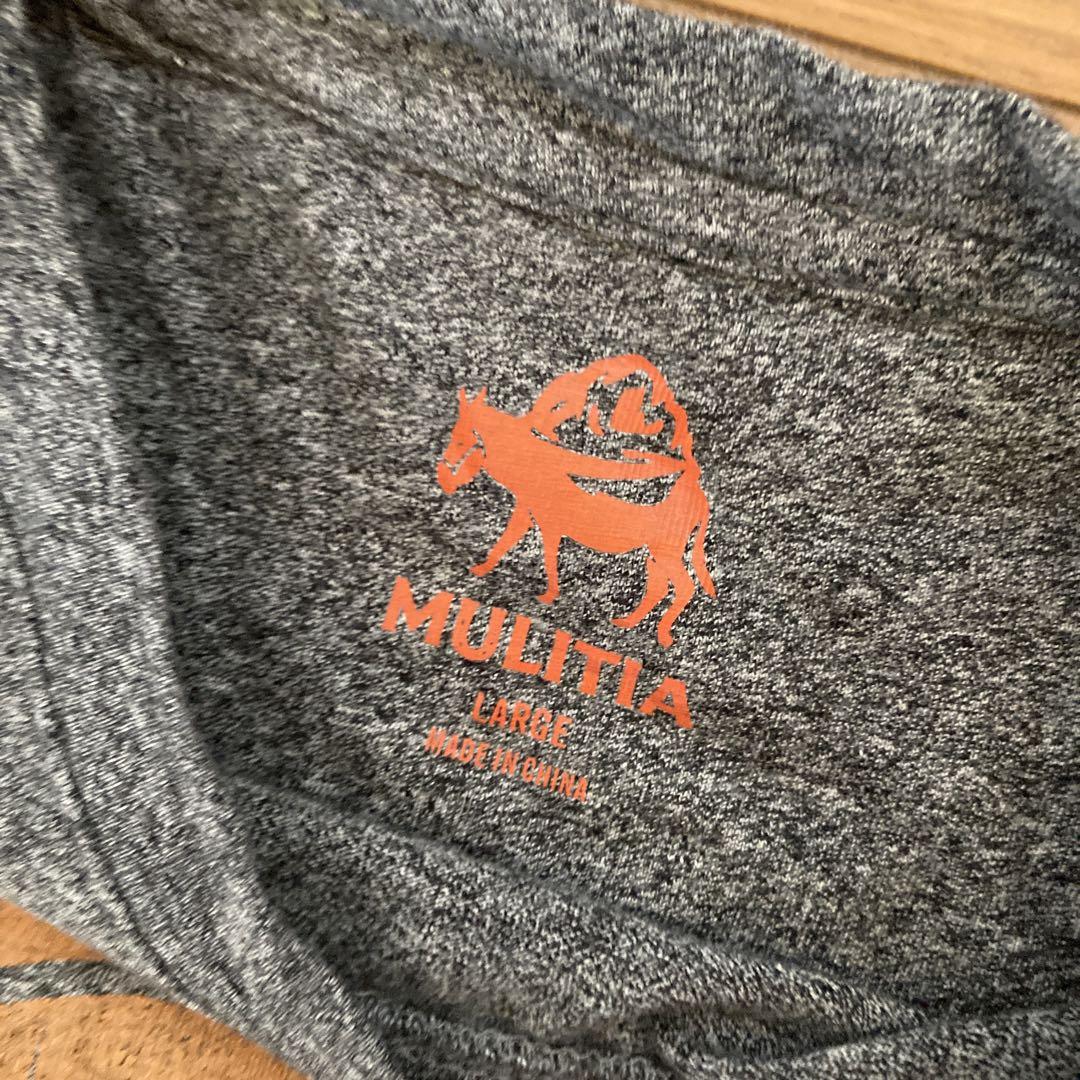 Tシャツ　使用2回のみ　mulitia グレー
