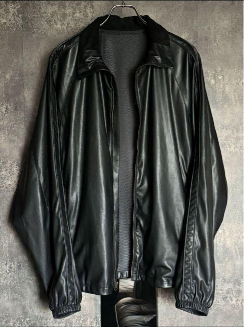 kinema シンセティックレザートラックジャケット L pablo vinci