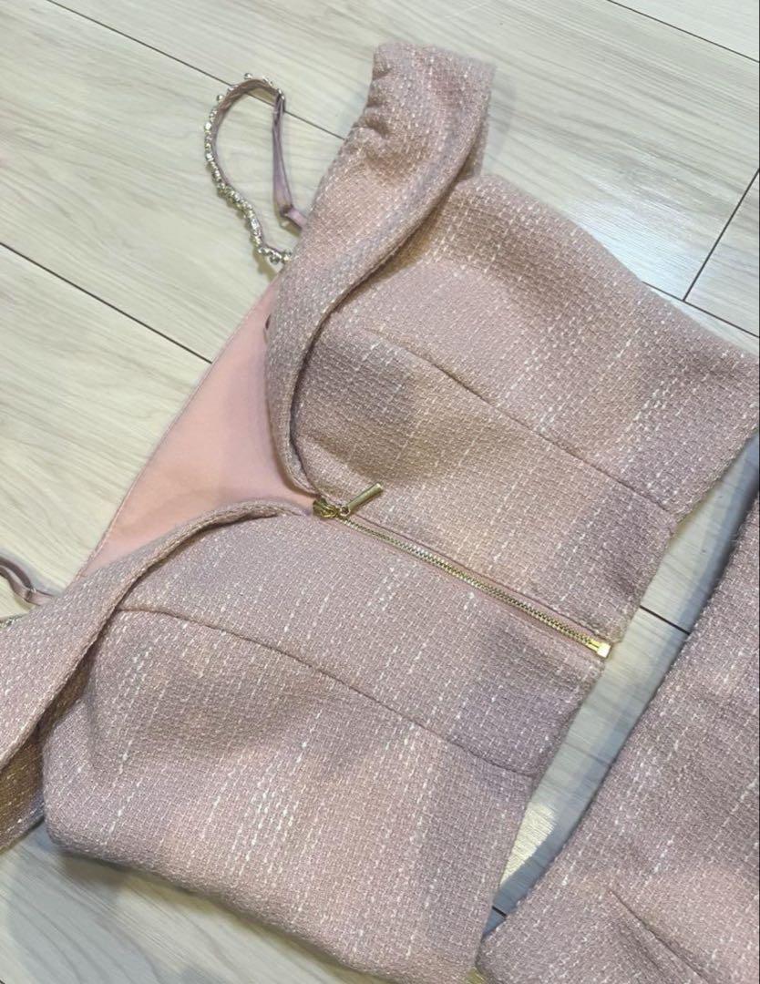 JEWELS オフショルツイードセットアップ