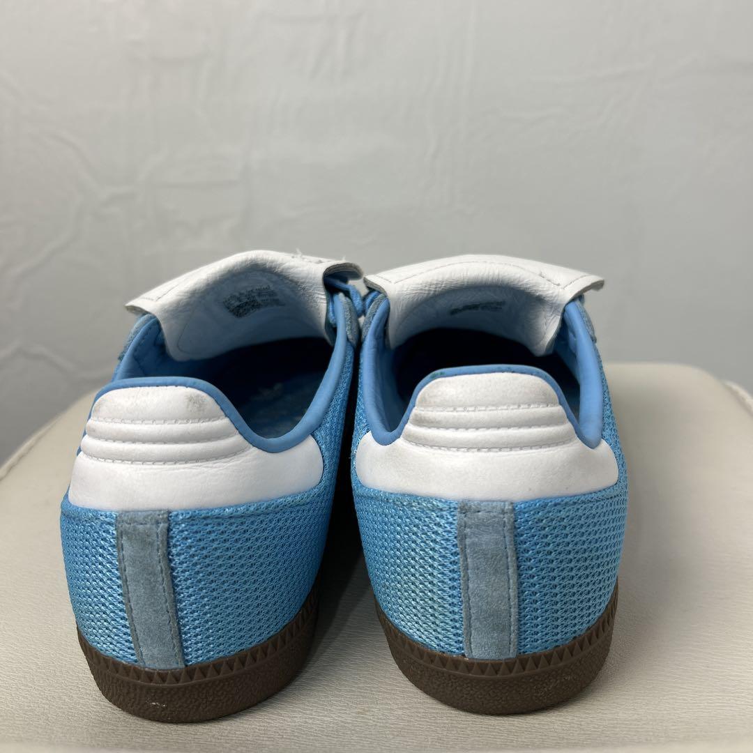 アディダスadidas samba LTサンバ　ロングタン　ブルー水色26.5