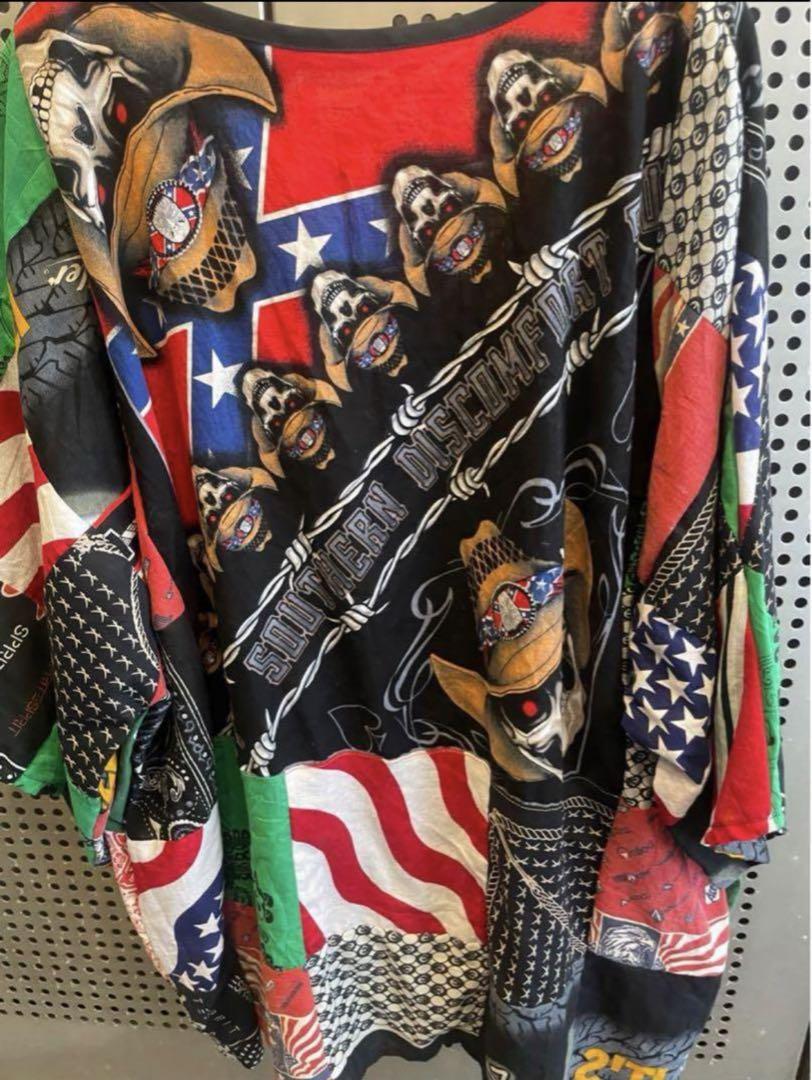 古着　ヴィンテージ　Tシャツ　パッチワーク　リメイク　リメイクTシャツ