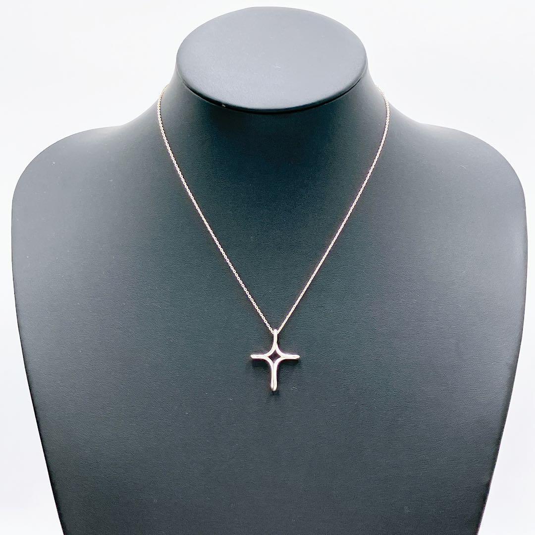 極美品】ティファニー ネックレス インフィニティ クロス 925