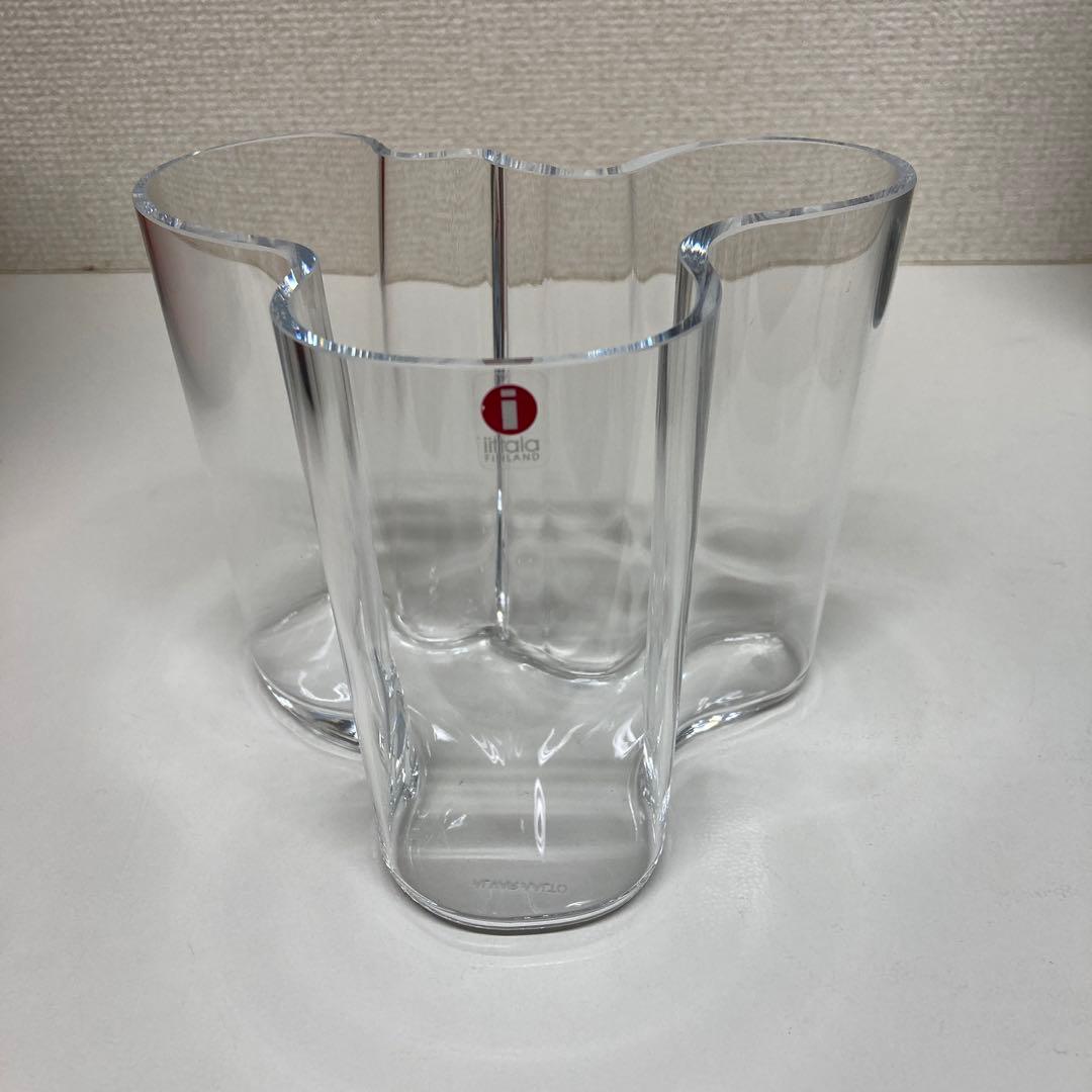 お取り寄せ】 イッタラ Alvar Aalto 花瓶 12cm Savoy クリア 花瓶