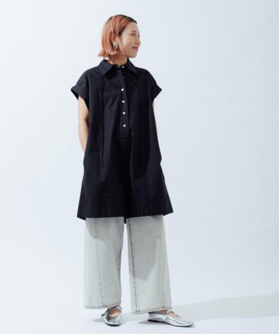 即日発送】アダムエロペ シャツロンパース ブラック - メルカリ