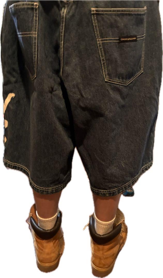 00s 90s y2k デニム ハーフパンツ ジョーツ baggy ショーツ