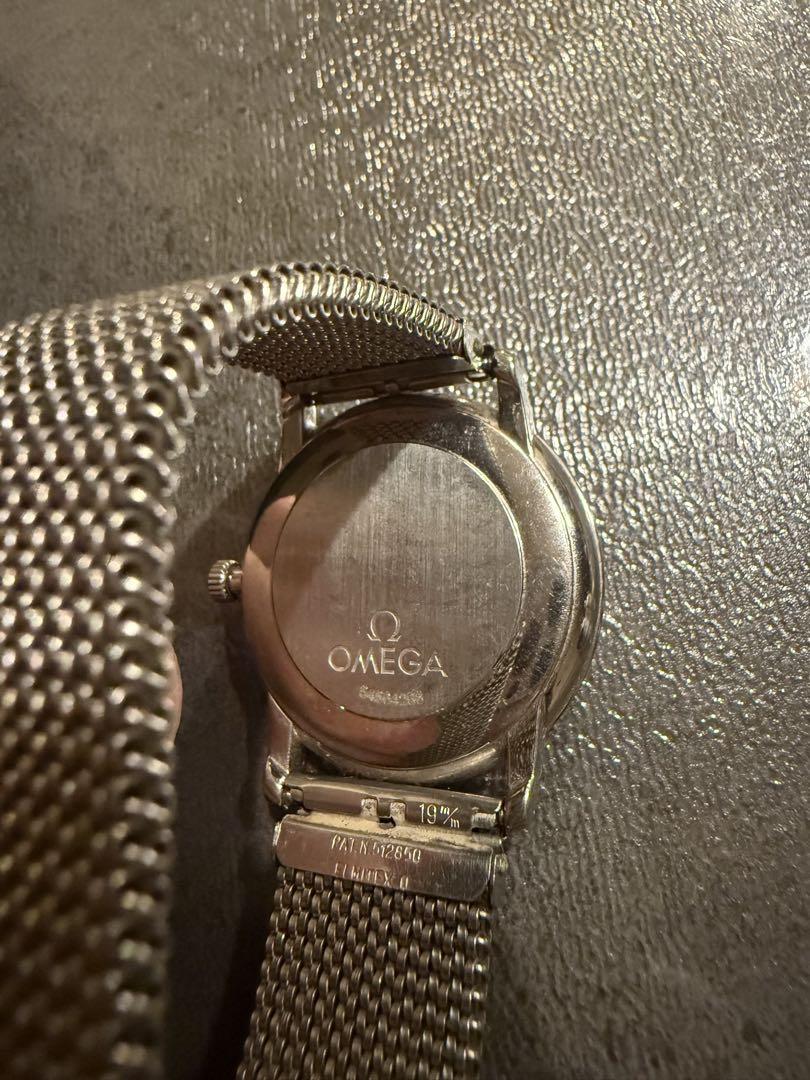 OMEGA シルバー メッシュバンド 時計