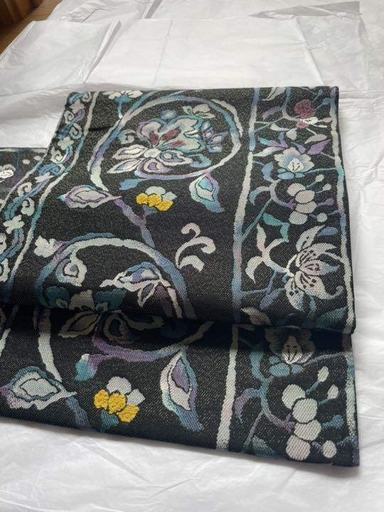最安値好評 西陣高級洒落袋帯唐花モール bt13w-m25699692206 再入荷お得