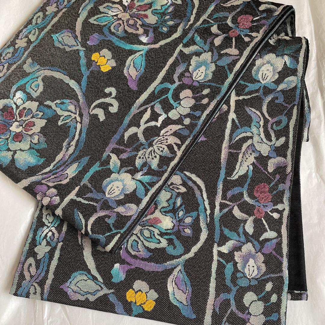 最安値好評 西陣高級洒落袋帯唐花モール bt13w-m25699692206 再入荷お得